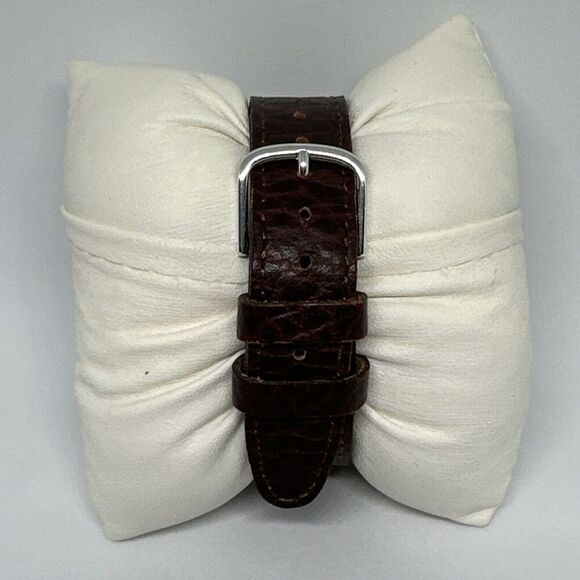 Timex Easy Reader T20041 Men's Brown Leather Analog Dial Quartz Watch HME88 - Picture 5 of 11